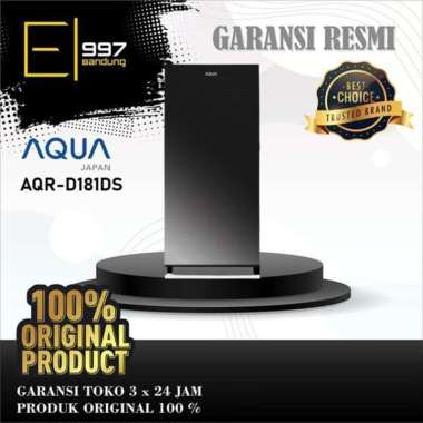KULKAS AQUA AQRD181 DS / AQR D181 DS / AQR D181DS . 1 PINTU 150L AQR D181 DS DARK SILVER