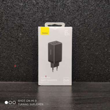 Baseus Gan5 Gan 5 Pro 3 Port Fast Quick Charging 65W 65Watt 65 Watt