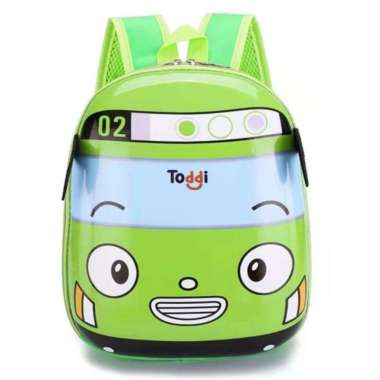 Tas Ransel Bus Tayo / Tas Backpack Sekolah Anak Model Kartun Tayo kuning