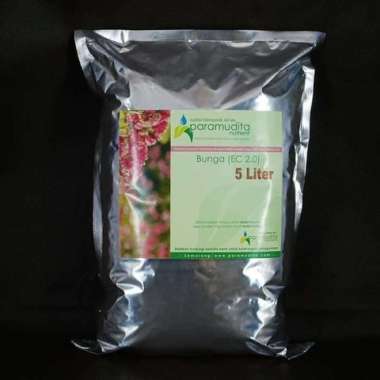 nutrisi hidroponik ab mix bunga - 5 ltr paramudita nutrient Multicolor