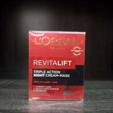 Loreal L'Oreal Paris Revitalift Triple Action Night Cream Mask 50ml