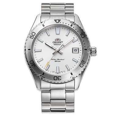 Orient Mako RA-AC0Q03S30B Jam Tangan Pria 40mm 20ATM Silver Dial Sapphire Crystal Stainless Steel St