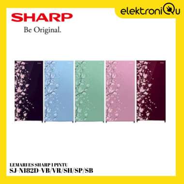 LEMARI ES SHARP 1 PINTU SJ-N182D-VB/VR/SH/SP/SB / KULKAS SHARP 1 PINTU SJ-N182D-VB/VR/SH/SP/SB