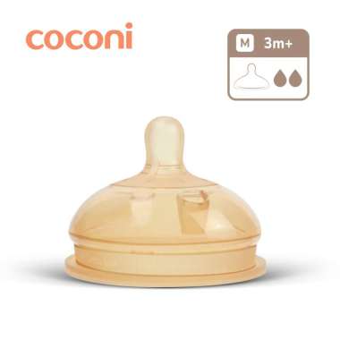 COCONI Ultra Wide Neck Nipple Replacement S M L | Dot Penganti Coconi Ultra Wide Neck M / 3M+