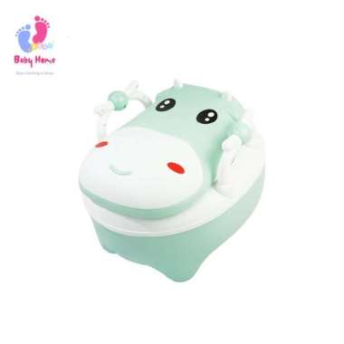 Baby Potty Kloset Anak Pispot Duduk Potty Training Bayi Karakter HIJAU