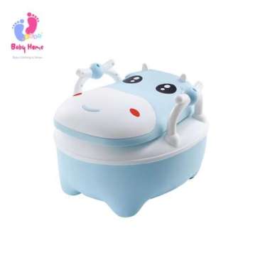 Baby Potty Kloset Anak Pispot Duduk Potty Training Bayi Karakter BIRU