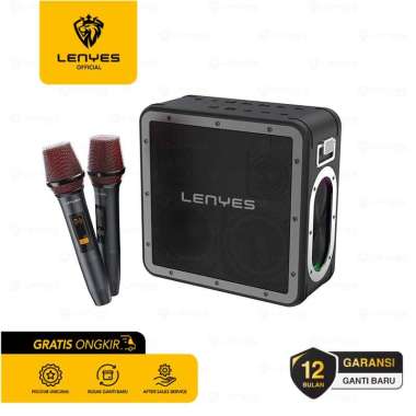 LENYES S823 Bluetooth Speaker Portable DSP 160W Wireless Karaoke Mic