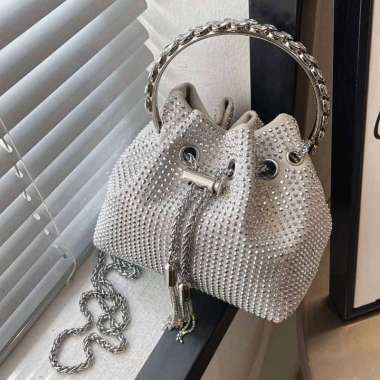 ZS Tas Selempang Wanita Import SlingBag Import Termurah tas Serut Tas Jakarta GO7884 Beige