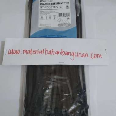 cable ties panjang 25 cm ikat kabel tiang listrik hitam pln per pack Multicolor