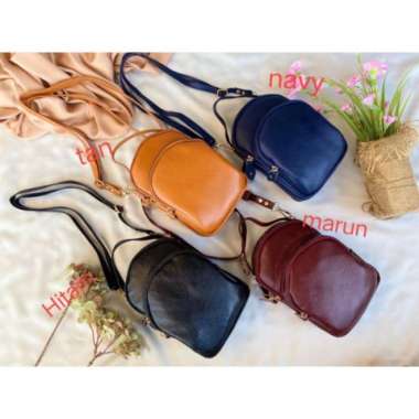 SPV Tas wanita selempang mini tempat hp dan kecantikan bahan kulit asli