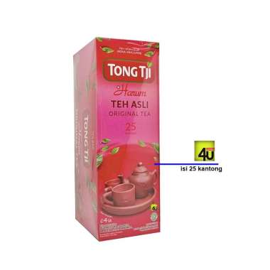 Promo Harga Tong Tji Teh Celup Original Tea Extra Harum Tanpa Amplop per 25 pcs 2 gr - Blibli