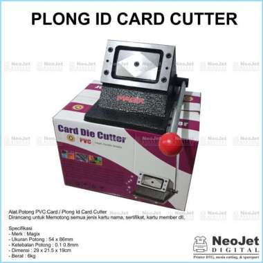 Mesin Potong ID Card Plong ID Card PVC Card Die Cutter