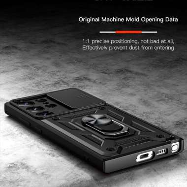 Casing Samsung S22 Ultra Case Samsung S22 Plus Slide Camera Protector S22 Plus Hitam