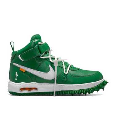 Off White Air Force 1 Mid Pine Green 9.5