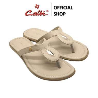 Calbi Sandal Wanita Teplek Jepit - LO 017 37 Krem