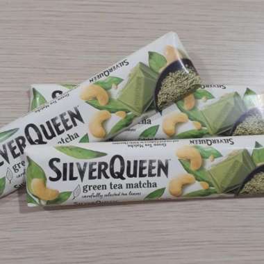 Promo Harga Silver Queen Chocolate Green Tea 58 gr - Blibli