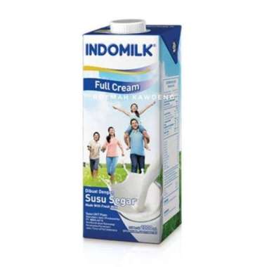 INDOMILK SUSU UHT FULL CREAM 1 liter