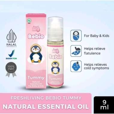 Freshliving Bebio By Fresh Care Essential Oil 9ml - Flu Pilek Batuk Gatal Perut Kembung Bayi Anak | 