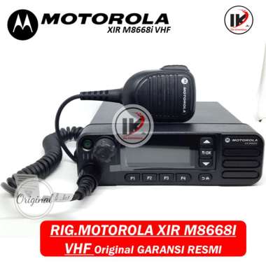 RADIO RIG MOTOROLA XIR M8668I VHF 45WATT ORIGINAL M8668I RADIO RIG VHF