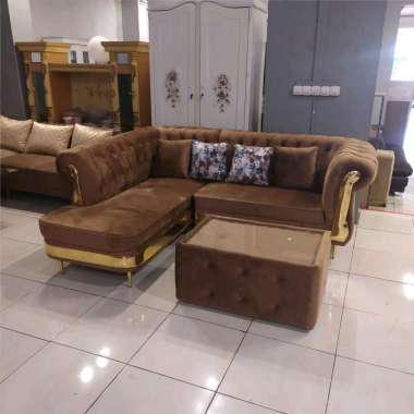 kursi sofa sultan l slonjor / sofa sultan slonjor sudut