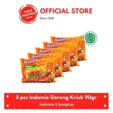 5 PCS INDOMIE GORENG KRIUK 90GR MIE + BUBBLEWRAP