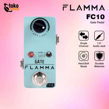 FLAMMA FC10 FC-10 GATE Mini Gate Noise Reduction Pedal