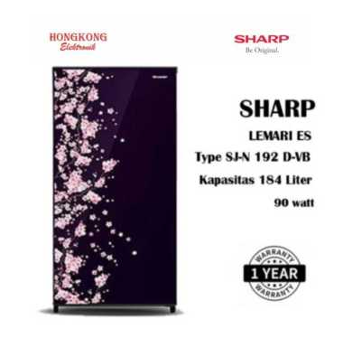 Sharp SJ-N192D-VB SJ-N192D-VR Kulkas 1 Pintu Pintu SJN192 KIREI 3
