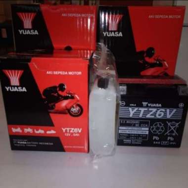 Aki Motor Honda Vario 125 Yuasa Ytz6V Aki Kering
