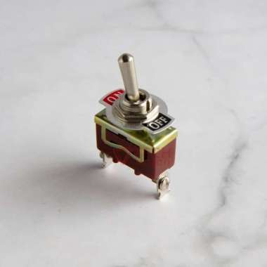 Switch Toggle On Off 2Pin Toggle On Off 2 Pin Merah Hitam