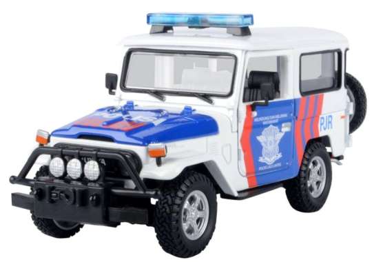 Motormax - Toyota FJ40 Land Cruiser Polisi PJR - Skala 1:24