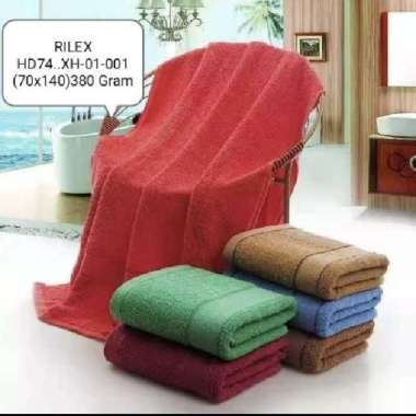 HANDUK MANDI DEWASA PREMIUM RILEX 70X140 Merah