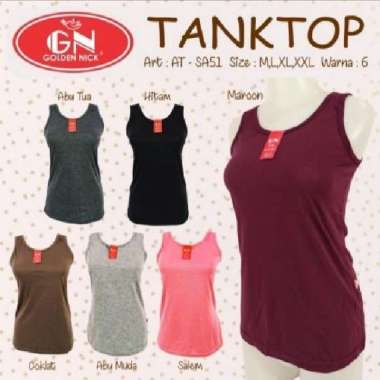 Singlet Golden Nick Tank Top GN Katun L random