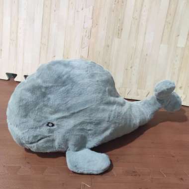 BONEKA MAINAN ANAK IKAN PAUS LUCU - IMPORT - 55 CM