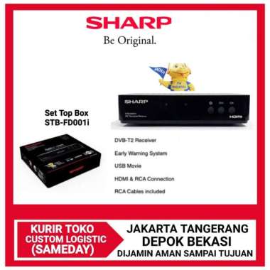 ZS Sharp Set Top Box STB-DD001i Digital TV Receiver STB DVB-T2 - UNIT ONLY PLUSHDMI
