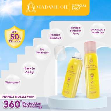 Madame Gie Madame Protect Me Sunscreen Spray SPF50 PA++++ - More Effective Skincare Sunblock SPF50++