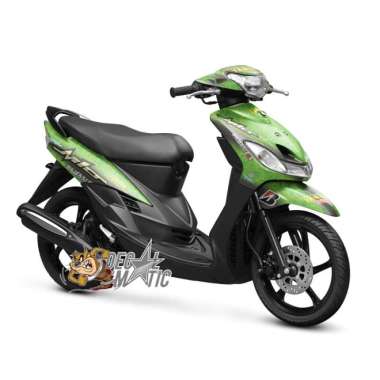 Stiker Full body Decal Motor Yamaha Mio Sporty / Smile Grafis batik Mio Sporty Hijau