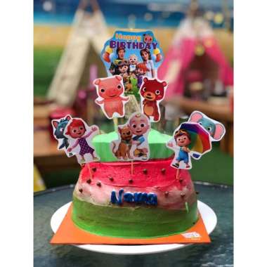 CAKE KARAKTER AMBYAR NEW COCOMELON