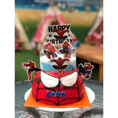 CAKE KARAKTER AMBYAR NEW SPIDERMAN