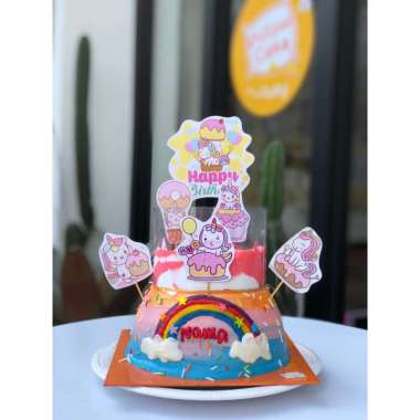 CAKE KARAKTER AMBYAR NEW BABY UNICORN