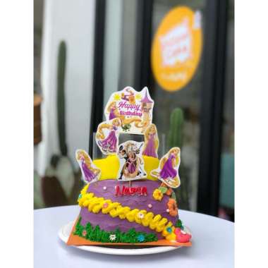 CAKE KARAKTER AMBYAR NEW RAPUNZEL