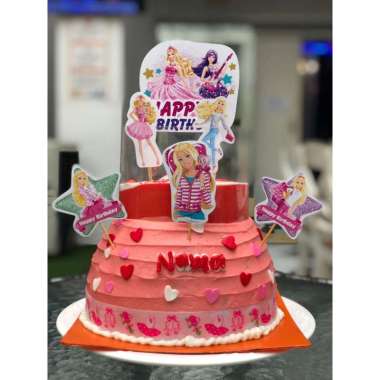 CAKE KARAKTER AMBYAR NEW BARBIE