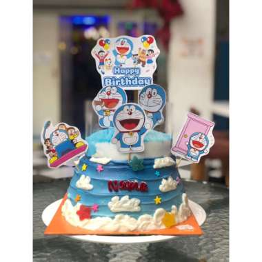 CAKE KARAKTER AMBYAR NEW DORAEMON