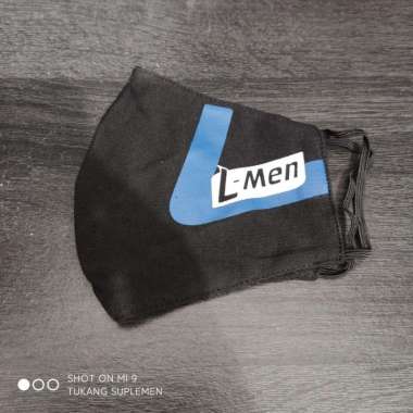 Masker Kain Dewasa Sporty L-Men L Men LMen Trust Me It Works Reusable