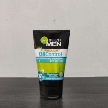 Sabun Cuci Muka Pria Face Wash Men Grooming Garnier Men Series Icy Scrub