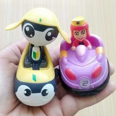 Paket 2 Mainan / Pajangan Figure Tamama Keroro & Hokben Toys Bekas