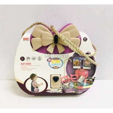 mainan anak tas koper funny enjoy journey bags ungu make up yy2051 Multicolor