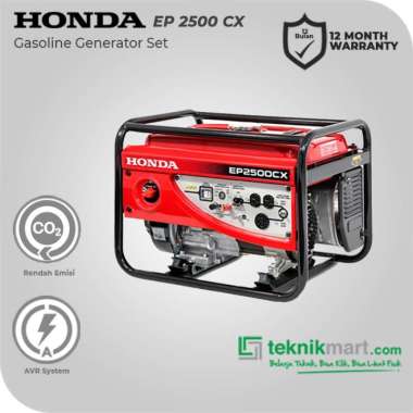 Genset / Generator Set Bensin Honda Ep2500cx (2200 Watt) Multivariasi Multicolor