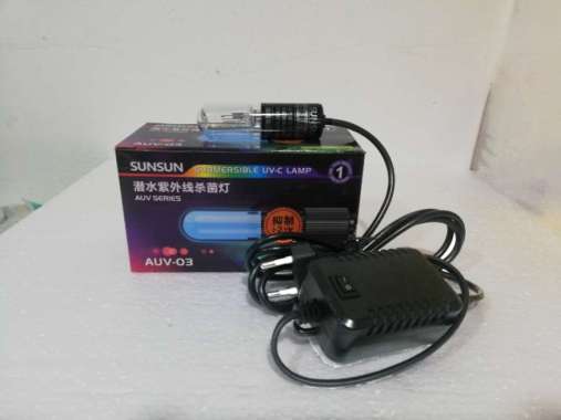 LAMPU UV AQUARIUM KOLAM 3 WATT AUV-03A Multicolor