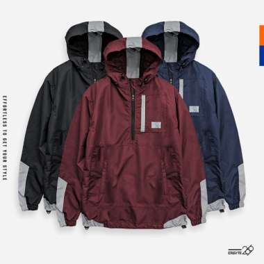 Ereste269 Jaket Cagoule Parasut Pria Original Filmore MAROON XXL