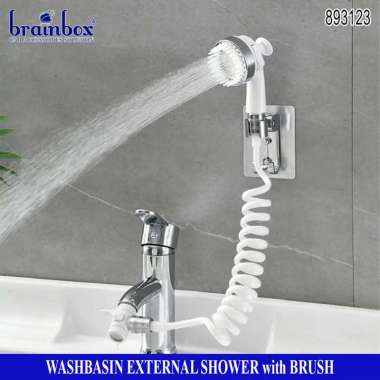 Washbasin External Shower Head Brush Wastafel Shower Cuci Rambut Keramas